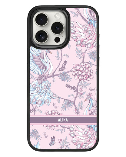 iPhone Standee Grip Case - Peacock Pink