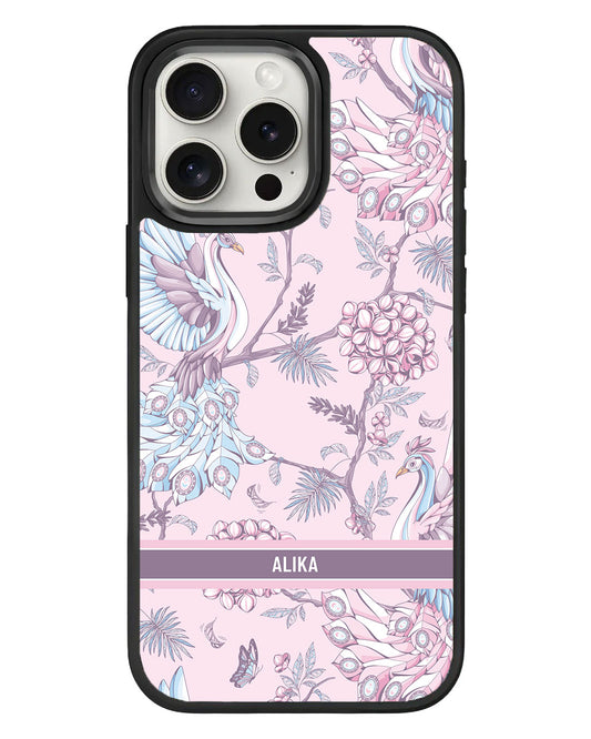 iPhone Standee Grip Case - Peacock Pink