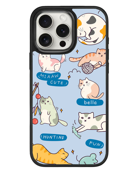 iPhone Standee Grip Case - Playful Cat 2.0