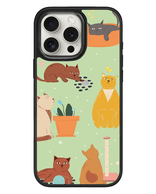 iPhone Standee Grip Case - Playful Cat 1.0