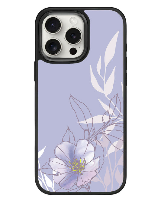 iPhone Standee Grip Case - Purple Lily