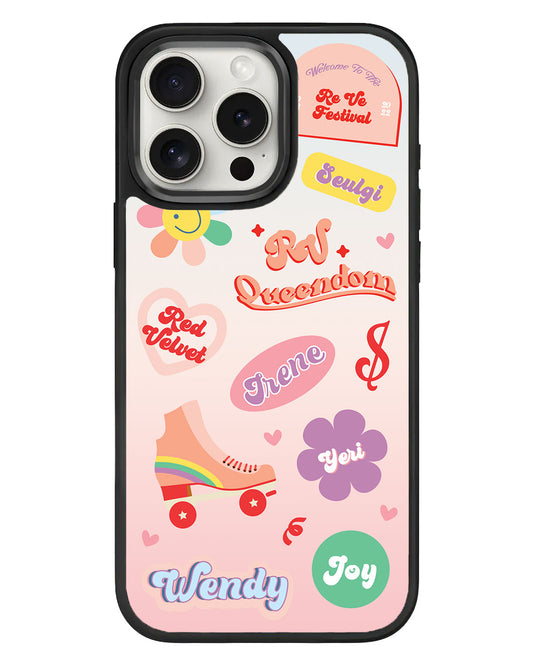 iPhone Standee Grip Case - Red Velvet Sticker Pack