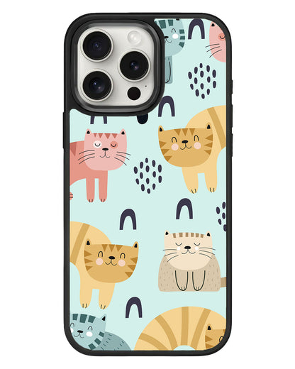 iPhone Standee Grip Case - Rainbow Meow 1.0