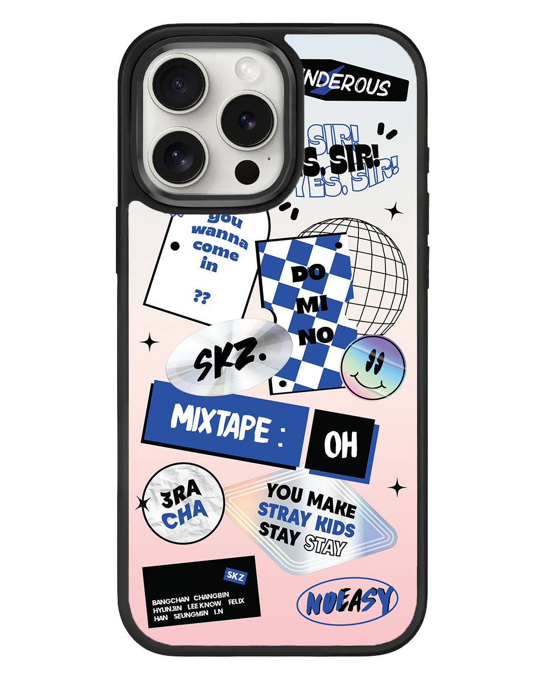 iPhone Standee Grip Case - Stray Kids Sticker Pack