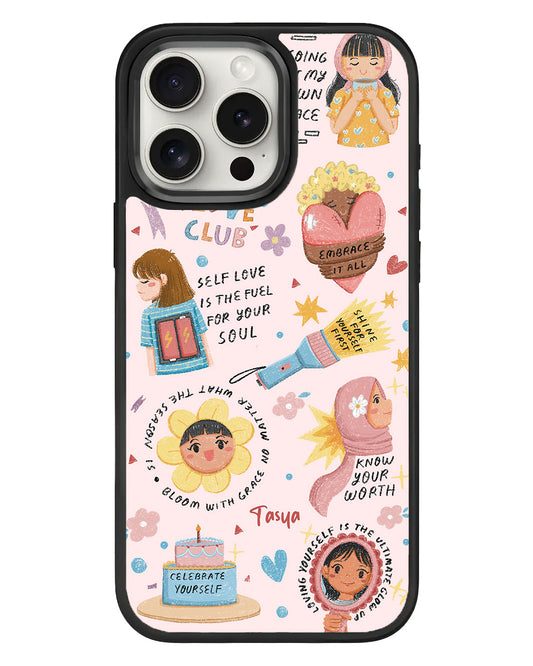 iPhone Standee Grip Case - Self Love Club