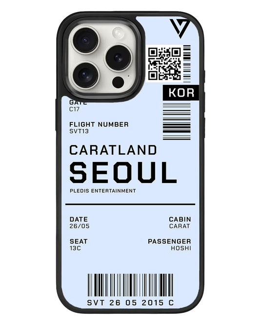 iPhone Standee Grip Case - Seventeen Caratland Ticket
