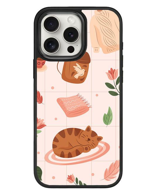 iPhone Standee Grip Case - Sleepy Autumn