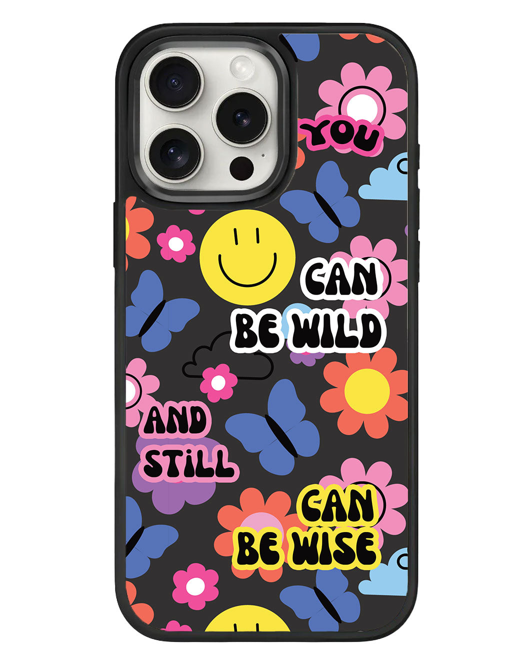 iPhone Standee Grip Case - You Can Be Wild & Wise