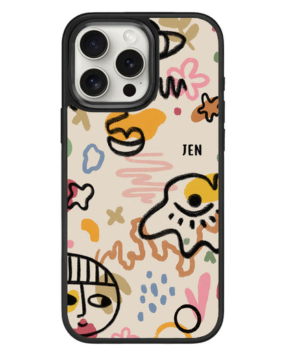 iPhone Standee Grip Case - Abstract 3.0