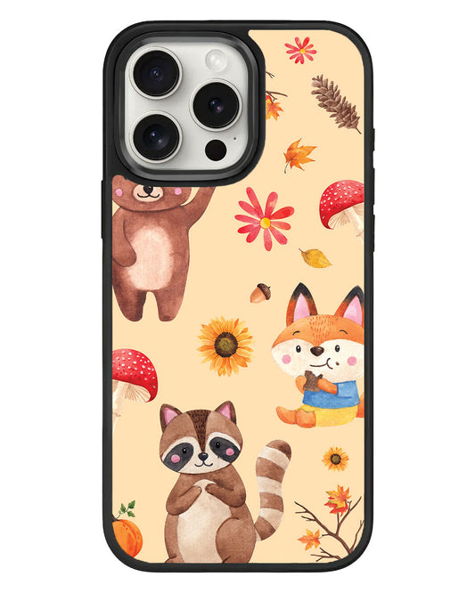 iPhone Standee Grip Case - Autumn Animals