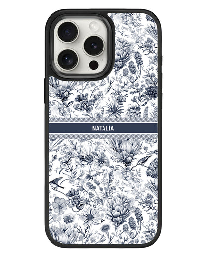 iPhone Standee Grip Case - Toile du Juoy Botanica