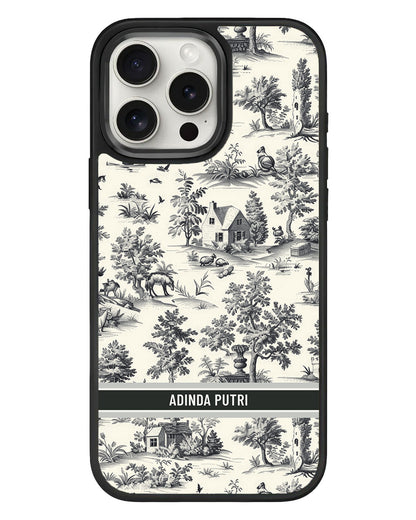 iPhone Standee Grip Case - Toile du Juoy Chalet