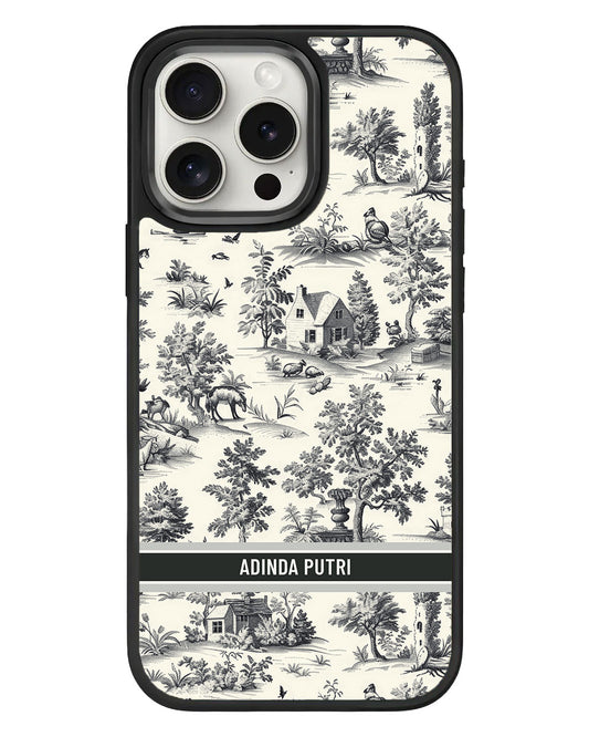iPhone Standee Grip Case - Toile du Juoy Chalet