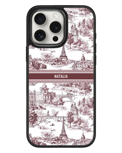 iPhone Standee Grip Case - Toile du Juoy City