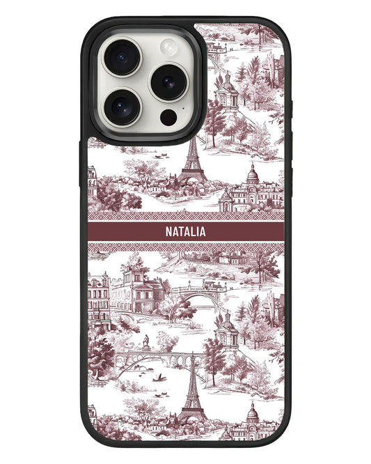 iPhone Standee Grip Case - Toile du Juoy City