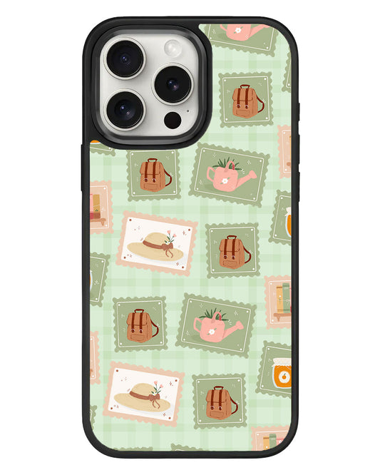 iPhone Standee Grip Case - Contaggecore Stamps