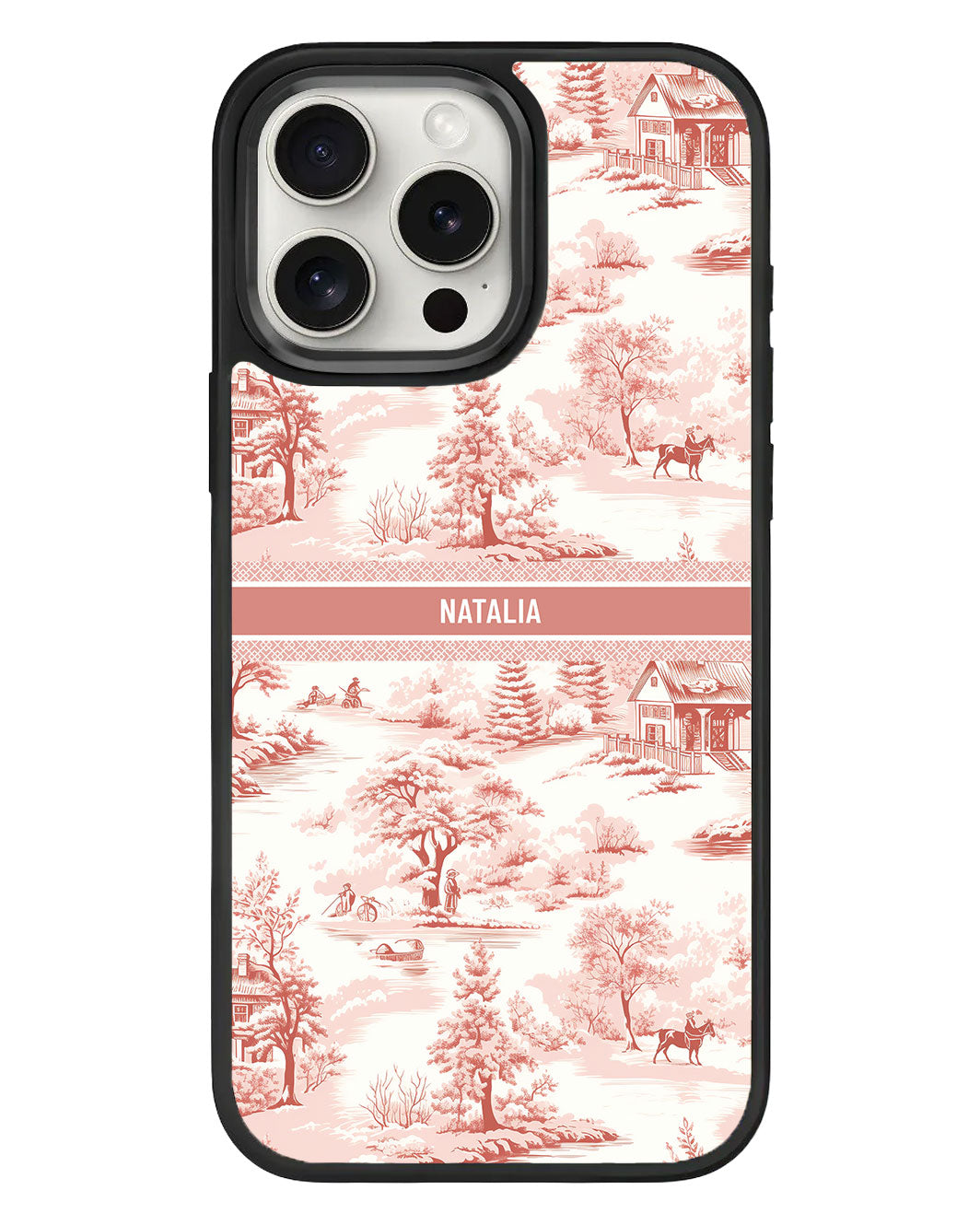 iPhone Standee Grip Case - Toile du Juoy Country Side