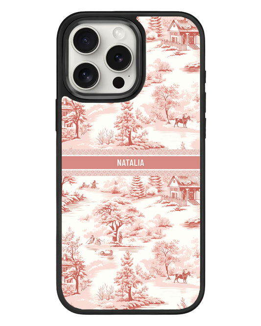 iPhone Standee Grip Case - Toile du Juoy Country Side