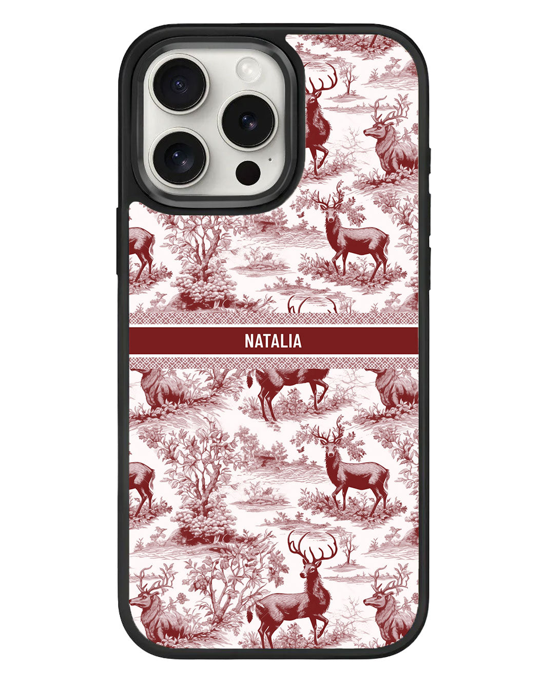iPhone Standee Grip Case - Toile du Juoy Deer