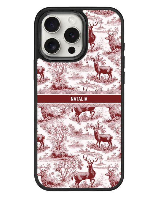 iPhone Standee Grip Case - Toile du Juoy Deer