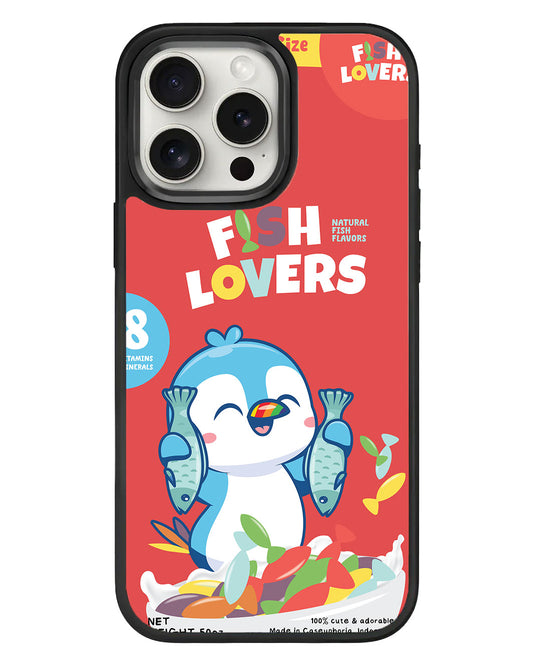 iPhone Standee Grip Case - Fish Lovers