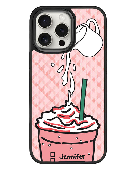 iPhone Standee Grip Case - Raspberry Frappe