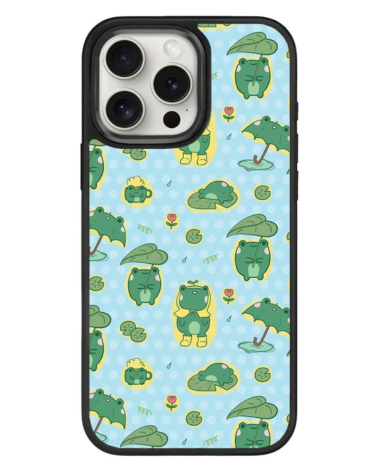 iPhone Standee Grip Case - Happy Rain