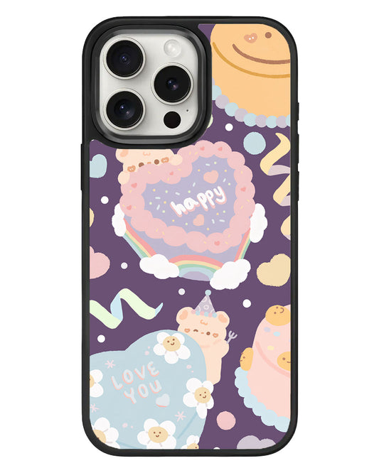 iPhone Standee Grip Case - Cake Party