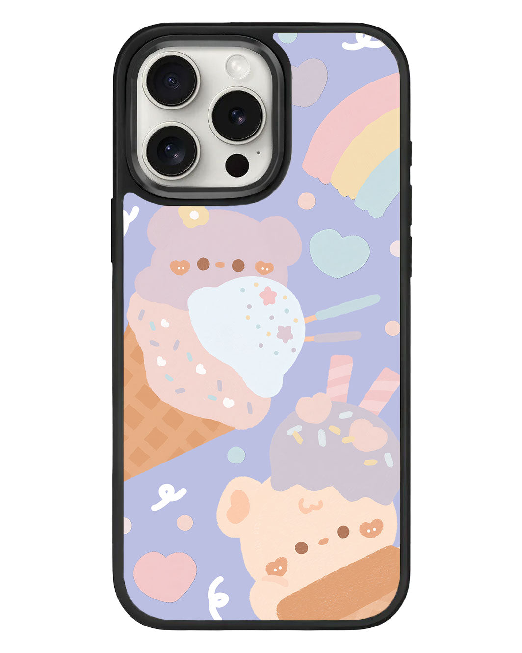 iPhone Standee Grip Case - Ice Cream for Teddy