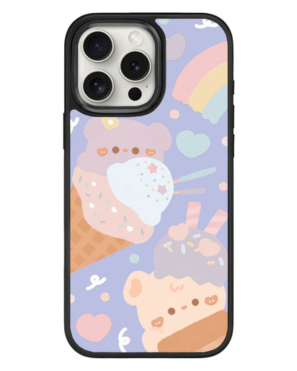 iPhone Standee Grip Case - Ice Cream for Teddy