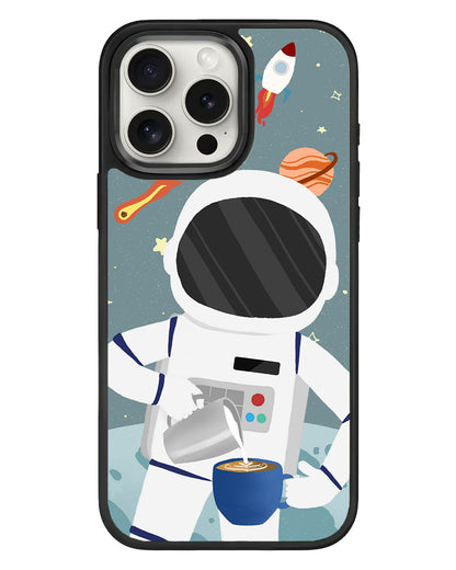 iPhone Standee Grip Case - Baristronaut