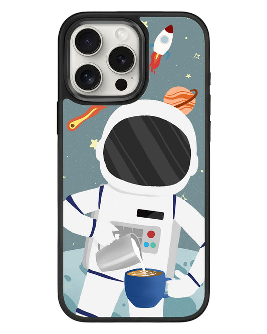 iPhone Standee Grip Case - Baristronaut