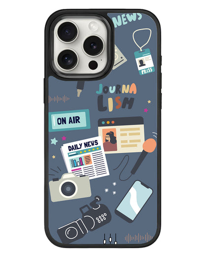 iPhone Standee Grip Case - Journalism