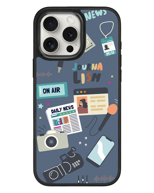 iPhone Standee Grip Case - Journalism