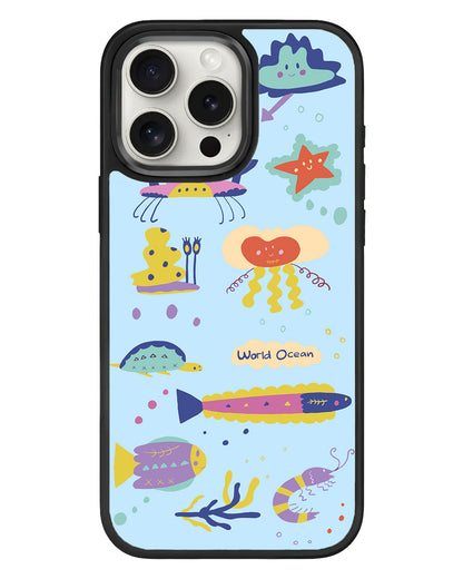 iPhone Standee Grip Case - Ocean World