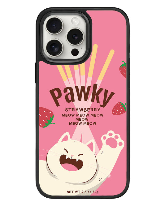 iPhone Standee Grip Case - Pawky Cat