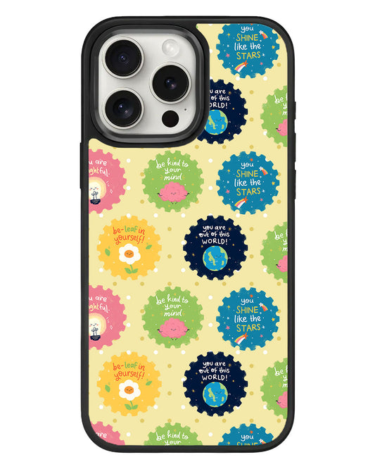 iPhone Standee Grip Case - Self Reminder Stamps