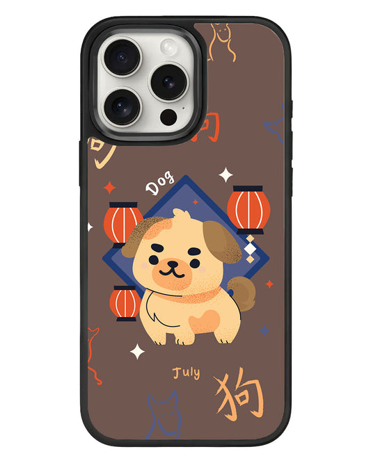 iPhone Standee Grip Case - Dog (Chinese Zodiac / Shio)