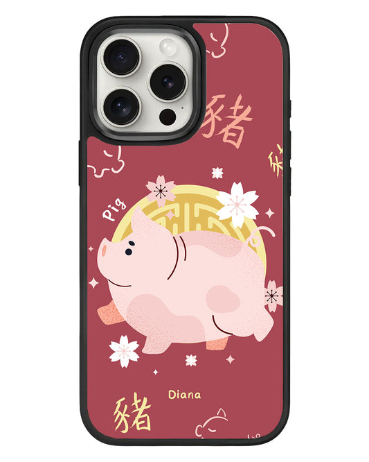 iPhone Standee Grip Case - Pig (Chinese Zodiac / Shio)