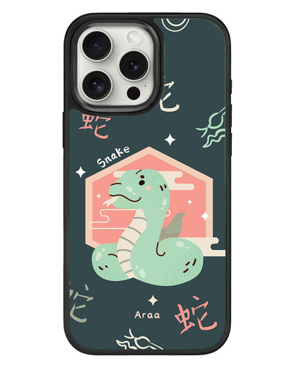 iPhone Standee Grip Case - Snake (Chinese Zodiac / Shio)