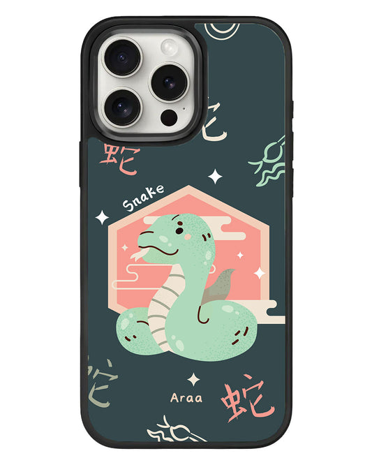 iPhone Standee Grip Case - Snake (Chinese Zodiac / Shio)