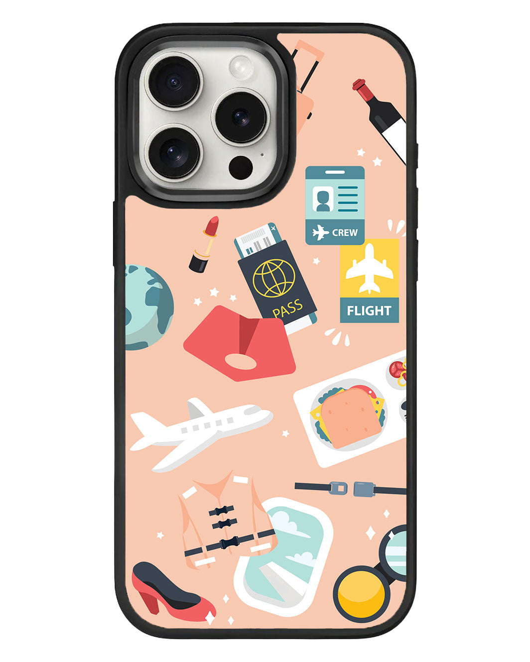 iPhone Standee Grip Case - Stewardess or Flight Attendant