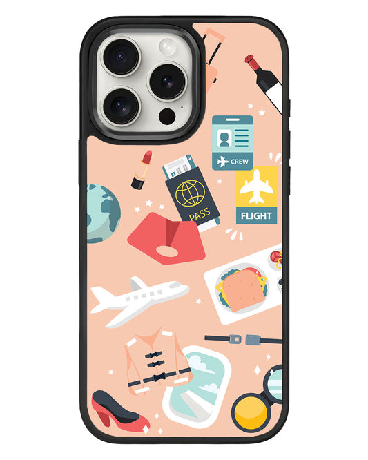 iPhone Standee Grip Case - Stewardess or Flight Attendant