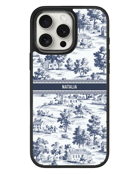 iPhone Standee Grip Case - Toile du Juoy Village