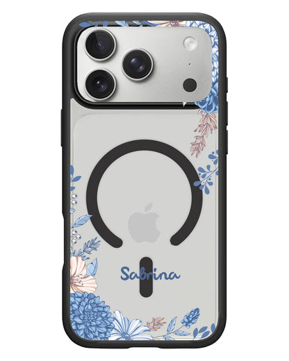 iPhone Rearguard Hybrid - Blue Florals