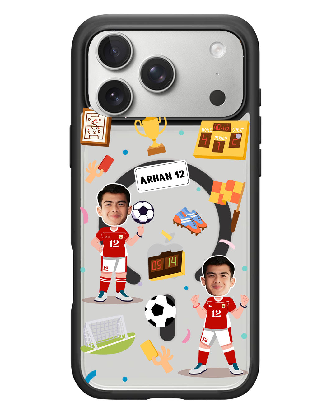 iPhone Rearguard Hybrid - Face Grid Dream Soccer