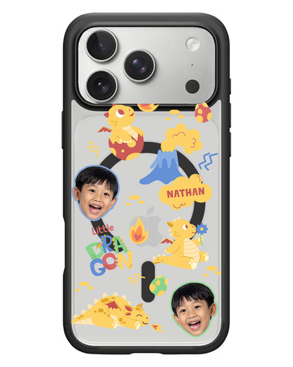 iPhone Rearguard Hybrid - Face Grid Little Dragon