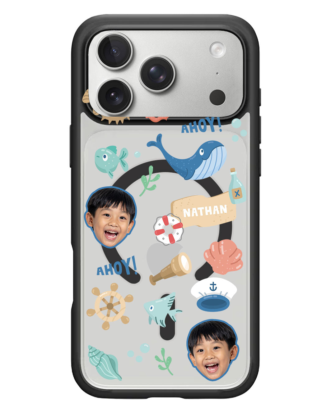 iPhone Rearguard Hybrid - Face Grid Sailor