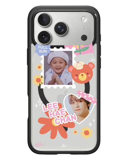 iPhone Rearguard Hybrid - Face Grid Sunflower