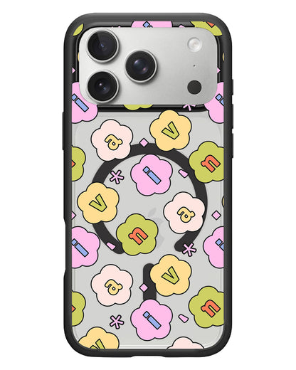 iPhone Rearguard Hybrid - CUSTOM MONOGRAM 3.0 FLOWER PETALS 1.0